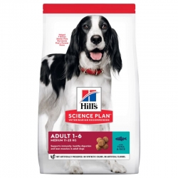 HILL'S SP CANINE Adult Medium Tuna Rice 12kg